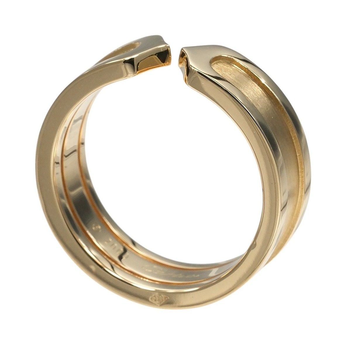 Cartier 2C Gold Ring — view 4