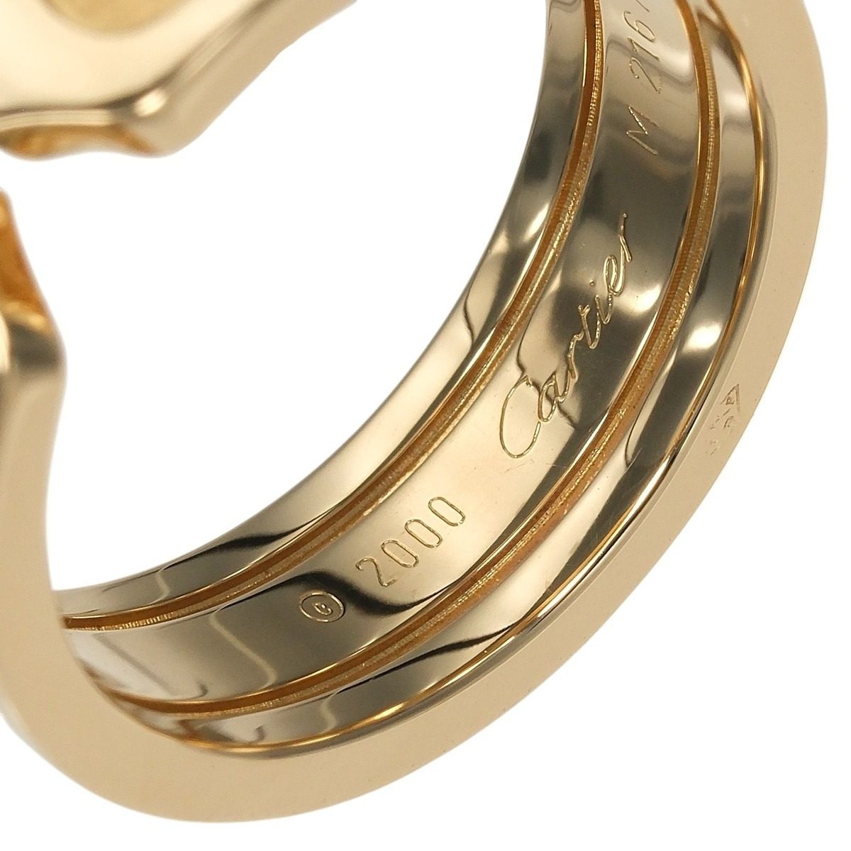Cartier 2C Gold Ring — view 5