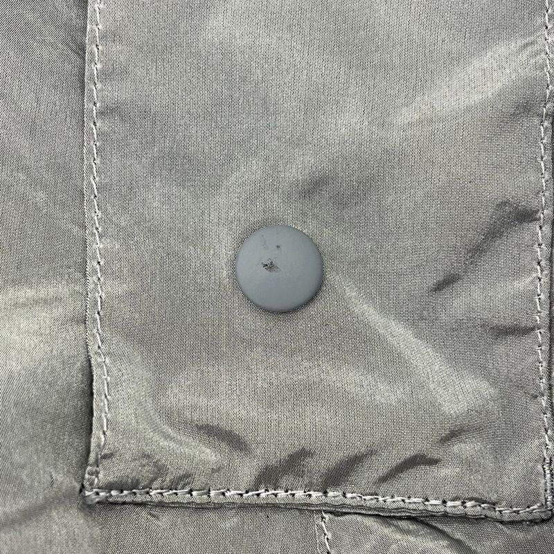 Prada 22aw Back Print Silk Jumpsuit Gray S Sgc096