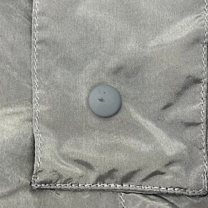 Prada 22aw Back Print Silk Jumpsuit Gray S Sgc096