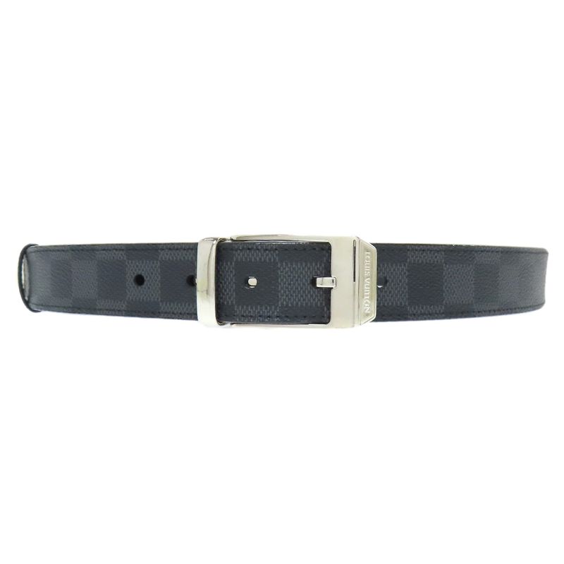 Louis Vuitton M6834 Santure Belt In Damier Canvas Men's