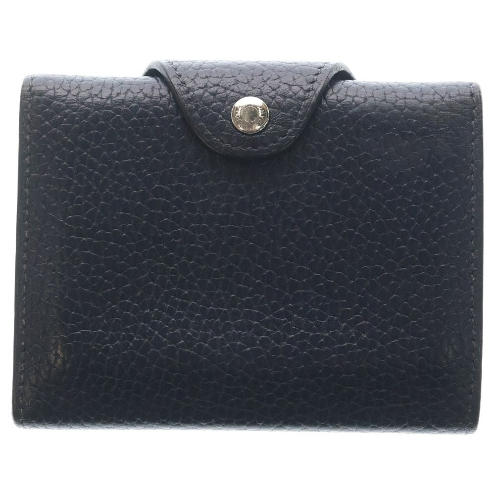 Hermes Iliad Compact Vachetrekking Bournuis Leather Card Case Business