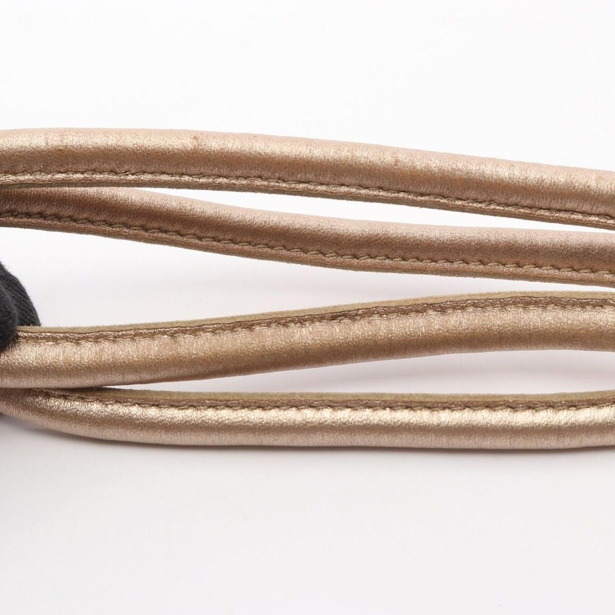Loewe Handbag Anagram Gold Leather Hand — view 10