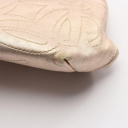 Loewe Handbag Anagram Gold Leather Hand — view 5