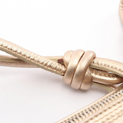 Loewe Handbag Anagram Gold Leather Hand — view 8