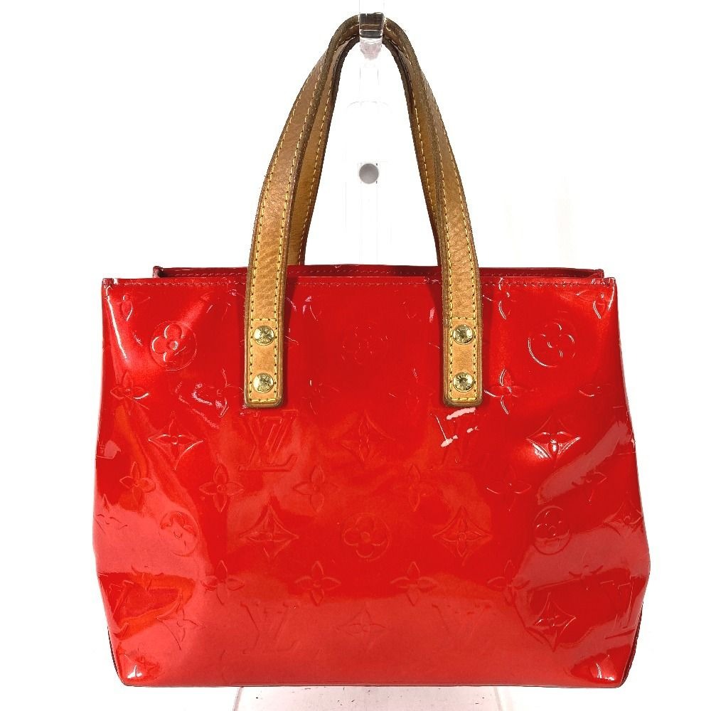 Louis Vuitton Handbag Reed PM Monogram Vernis Canvas Rouge Red