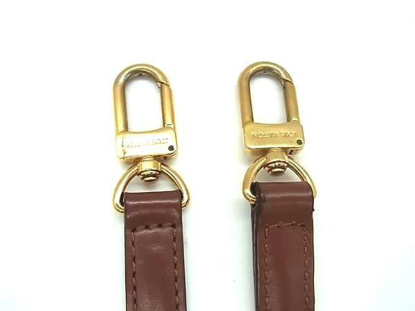 Louis Vuitton Leather Shoulder Strap For Bag Shoulder Crossbody Women Brown