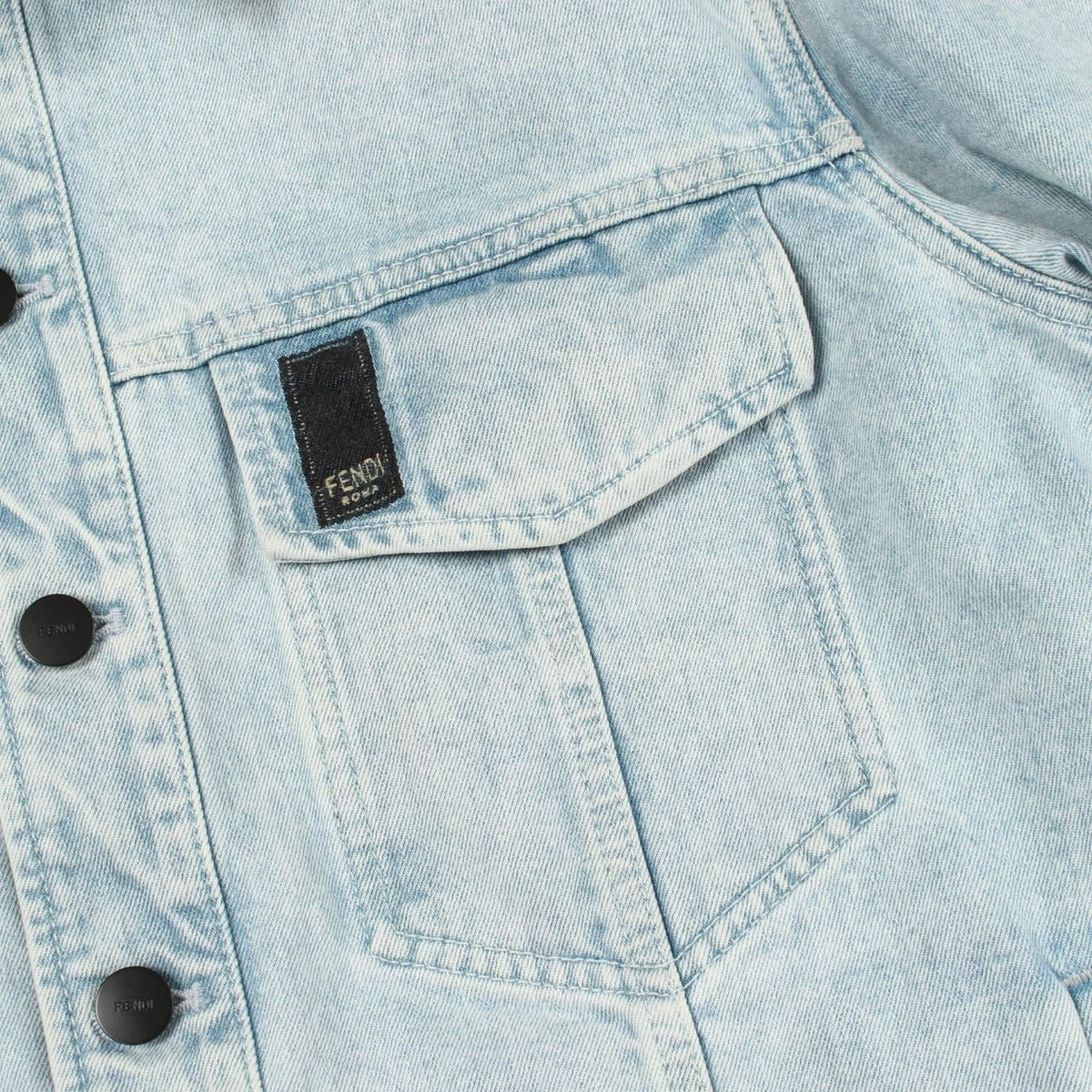 Fendi Denim Jacket Aieu — view 7