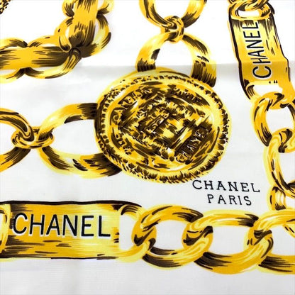 Chanel CC Logo Chain Silk Scarf Set of 2
