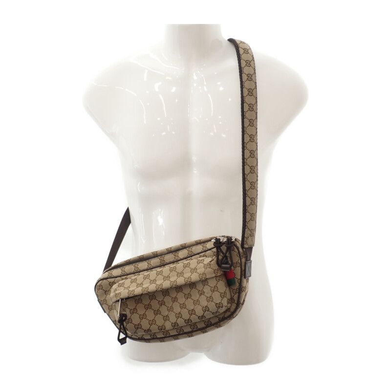 Gucci GG Small Crossbody Bag 802096_faduk_9853 Body Bag GG Canvas Beige Ladies