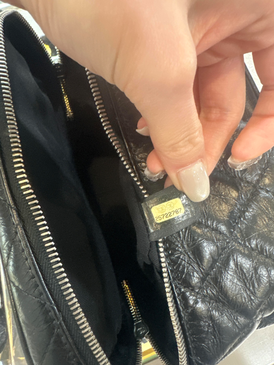 Chanel Matelasse Clear Backpack A57826 Clear Black Vinyl Leather Silver