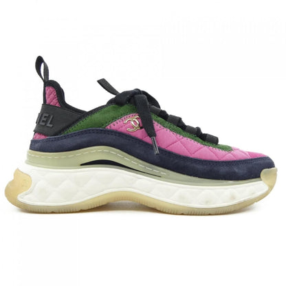 Chanel Sneakers Green 36