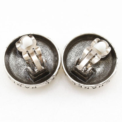 Chanel Coco Mark Metal Silver 99P Ladies 19.1g Earring