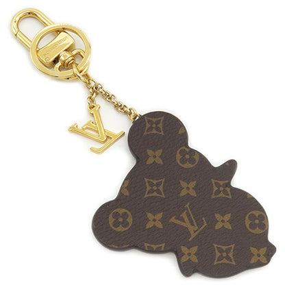 Louis Vuitton Key Holder LV X Tm Super Flat Monogram Canvas Leather GP Multicolo
