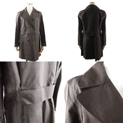 Louis Vuitton Trenchcoat 13196 Cotton Brown - Mackintosh Damier Women Louis