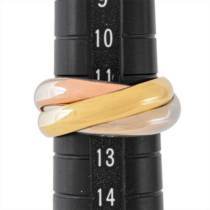 Cartier Trinity LM Ring #53 18K Yellow Gold 139g 18K Pink Gold 18K White Gold