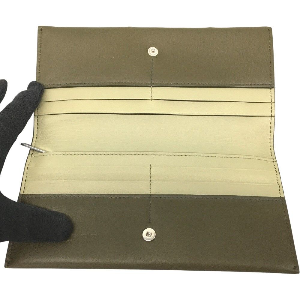 Bottega Veneta Bi-Fold Long Wallet Intrecciato Oblique with