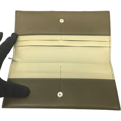 Bottega Veneta Bi-Fold Long Wallet Intrecciato Oblique with