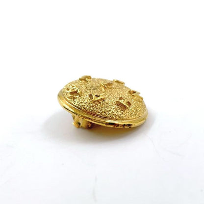 Chanel Alphabet Logo GP Gold Earrings