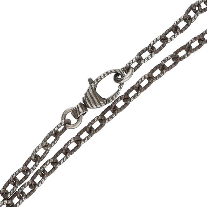 Gucci Interlocking G Silver Necklace Men's