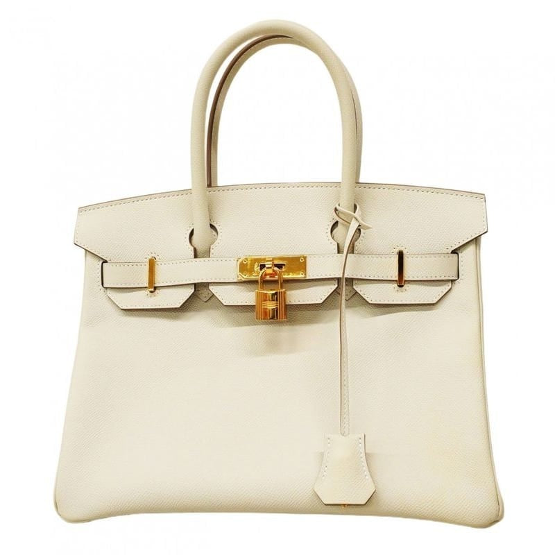 Hermes Handbag Birkin 30 Vaux Epson Cles Gold Hardware