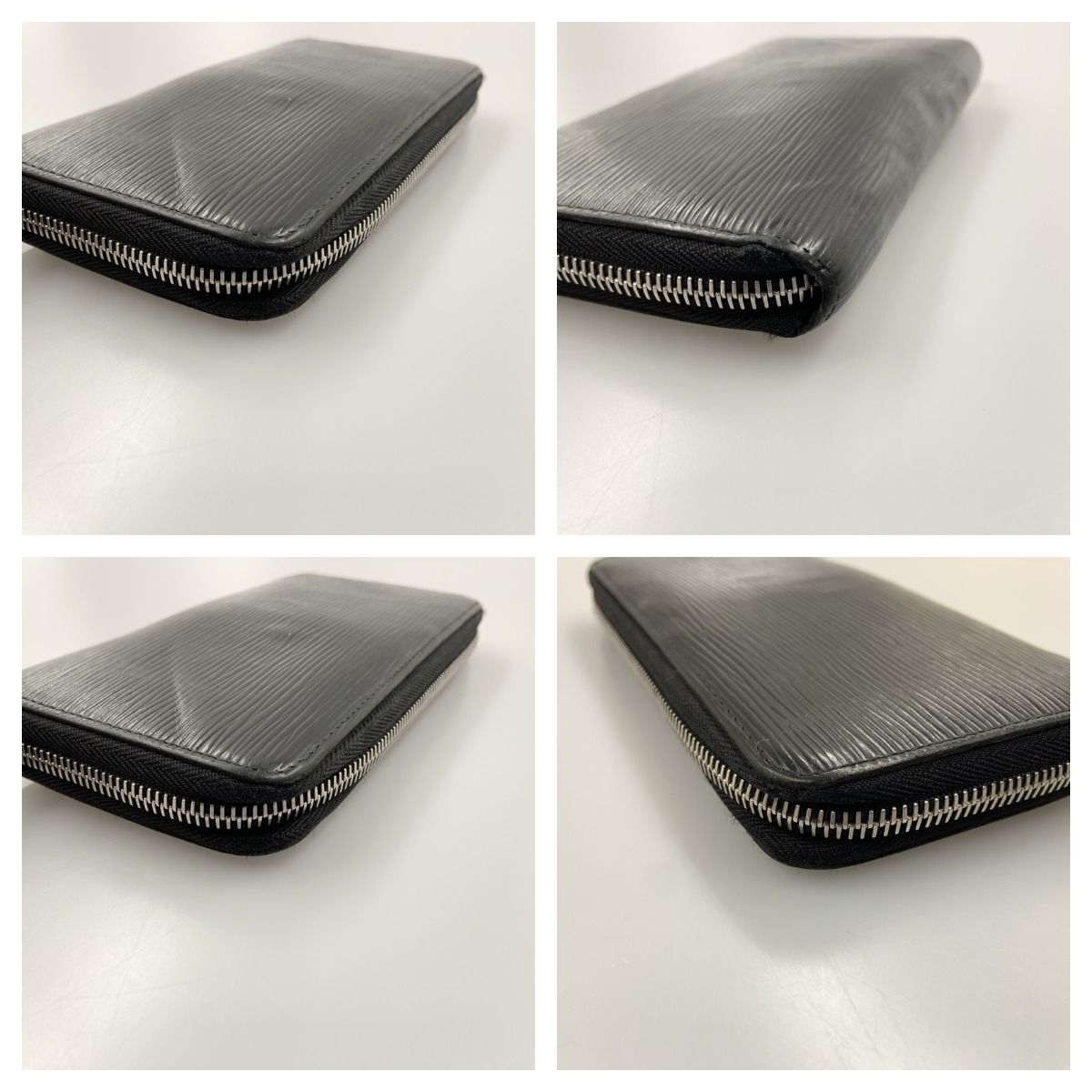 Louis Vuitton Epi Zippy Wallet Round Zipper Long Wallet M61857 Black