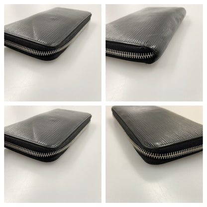 Louis Vuitton Epi Zippy Wallet Round Zipper Long Wallet M61857 Black