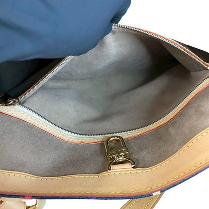 Louis Vuitton Aurelia MM Monogram Multicolor Leather Tote Shoulder Bag — view 10