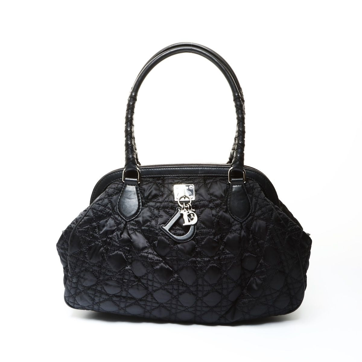 Dior Shoulder Bag Nylon Cannage la Oblique