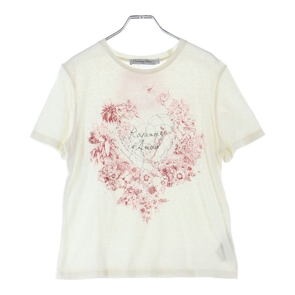 Dior D-royaume D'amour Print T-Shirt White