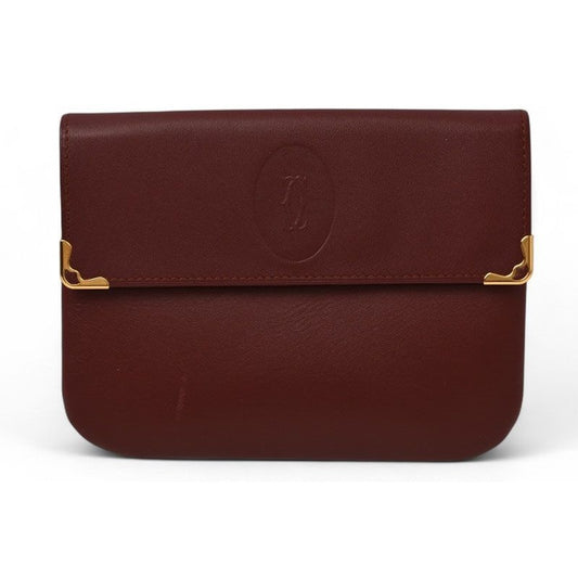 Cartier Coin Case Card Vintage Wallet Mini Pouch Must de Cartier