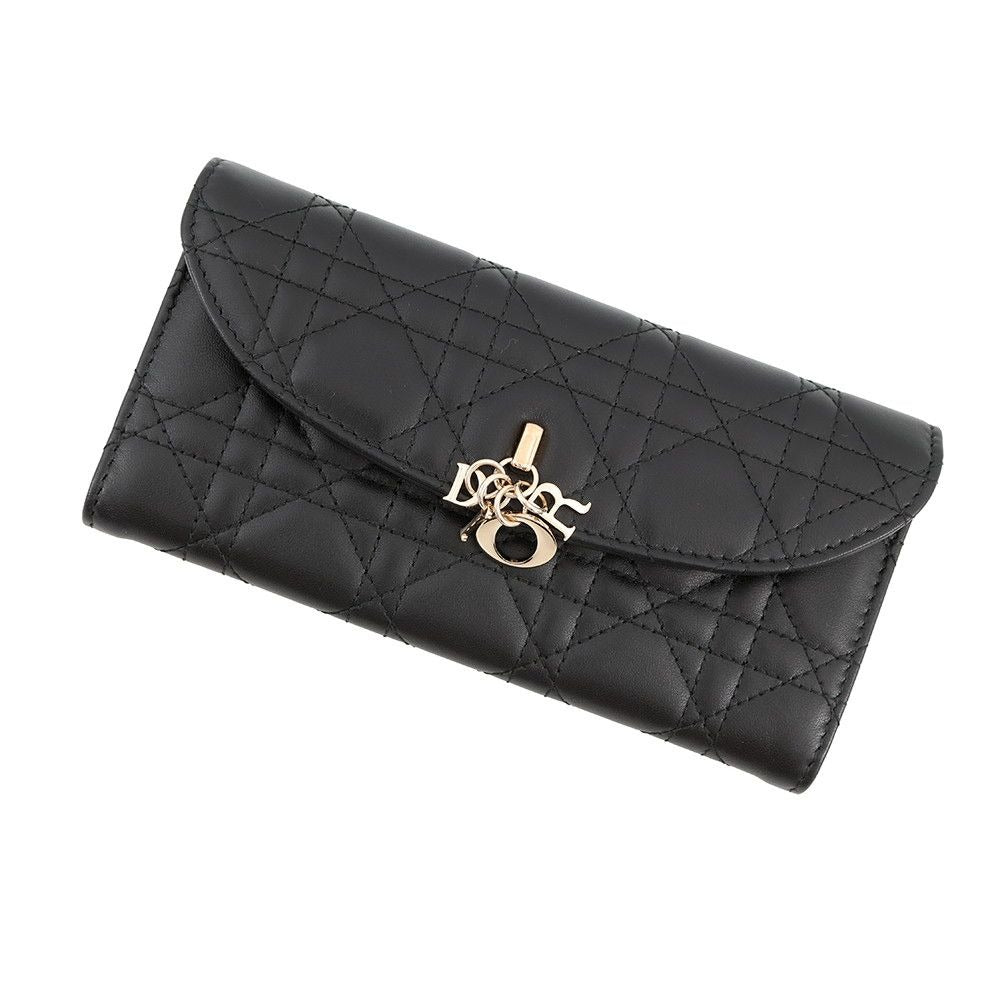 Dior Wallet Cannage My Violet Lambskin