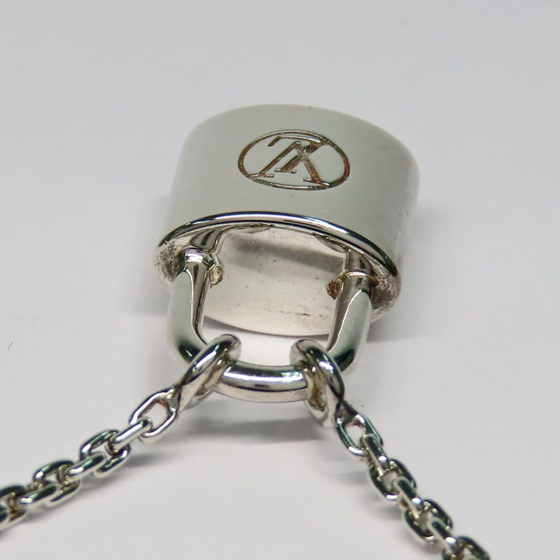 Louis Vuitton Pendant Silver - Lockit Q93559 Ag925 Padlock Necklace