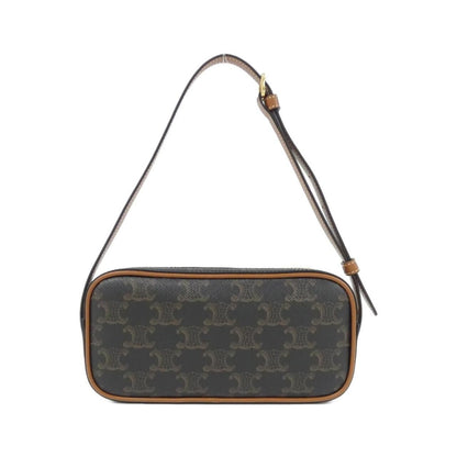 Celine Shoulder Bag Canvas Gold — view 2