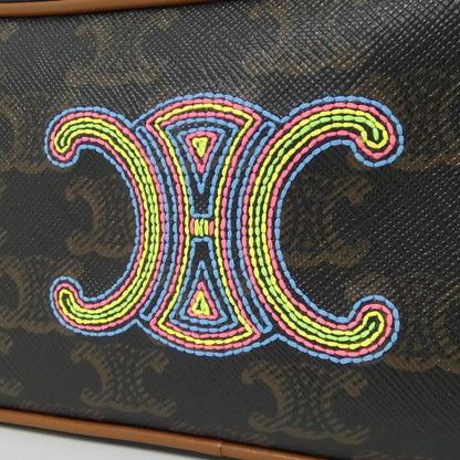 Celine Shoulder Bag Canvas Gold — view 4