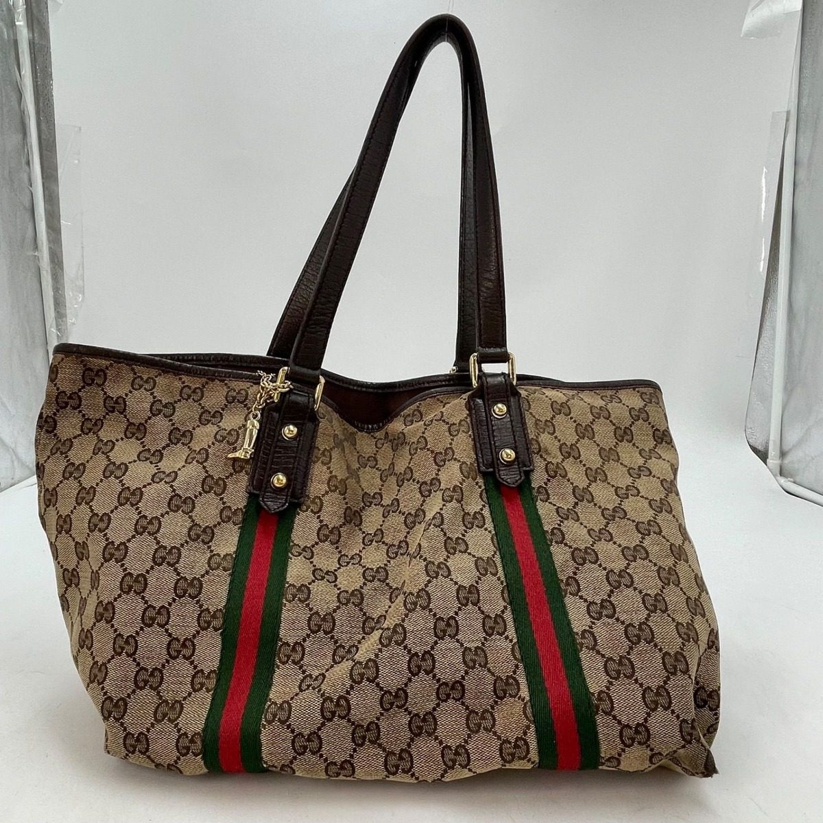 Gucci Tote GG Canvas Sherry Abbey Business Travel — view 10