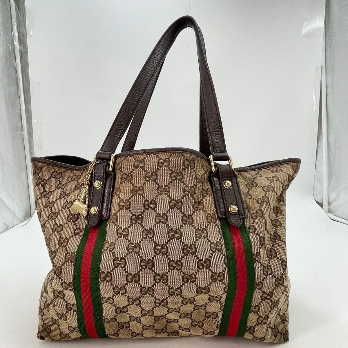 Gucci Tote GG Canvas Sherry Abbey Business Travel