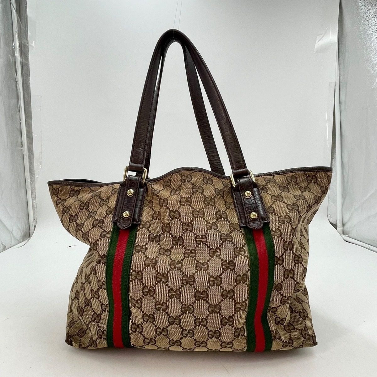 Gucci Tote GG Canvas Sherry Abbey Business Travel — view 2