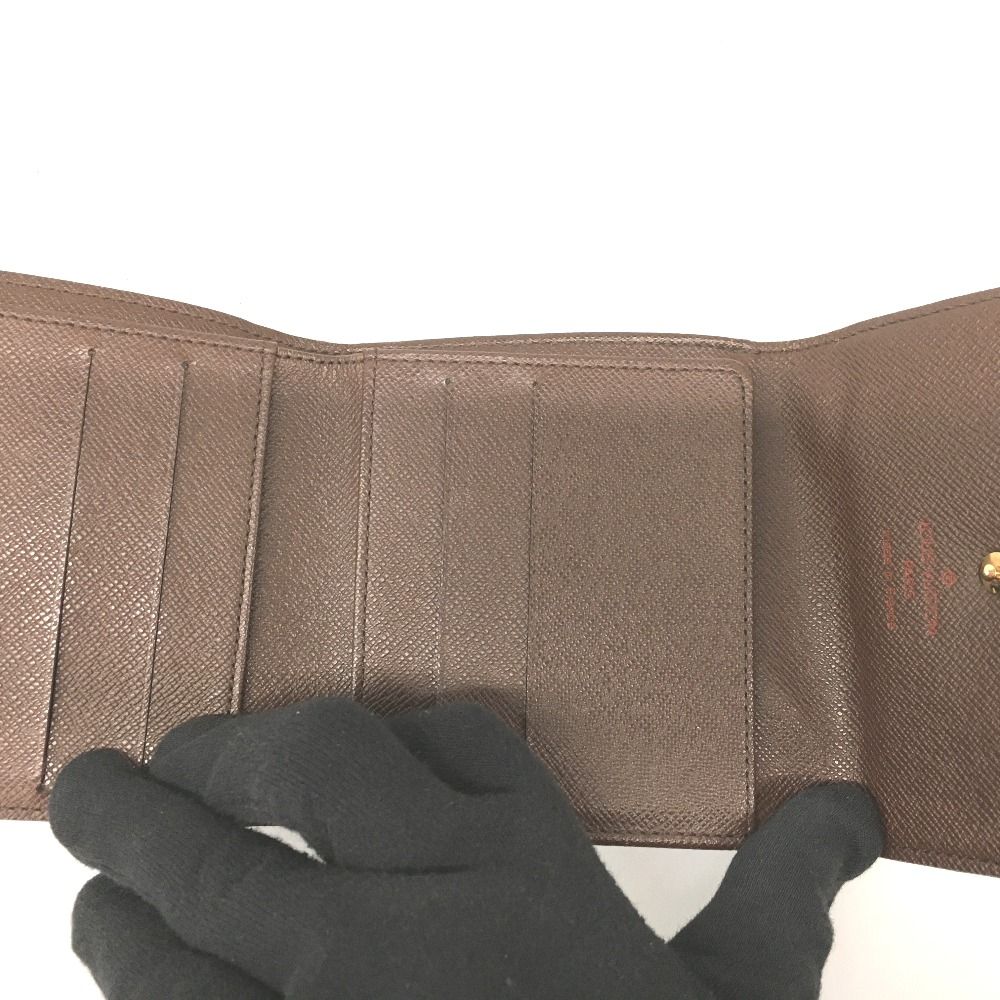 Louis Vuitton Damier Portomonebier Cult Credit W Hook Wallet Trifold N61652