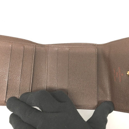 Louis Vuitton Damier Portomonebier Cult Credit W Hook Wallet Trifold N61652