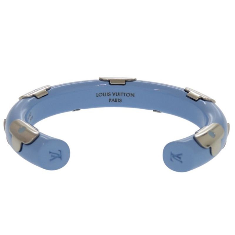 Louis Vuitton Jonq Deyri Monogram Flower M63115 Ceramic Metal Light Blue Water