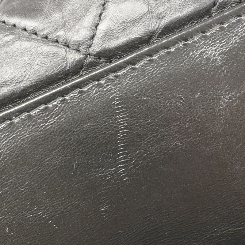 Chanel Shoulder Bag Gabrielle De Leather Black Gold/silver Hardware Women