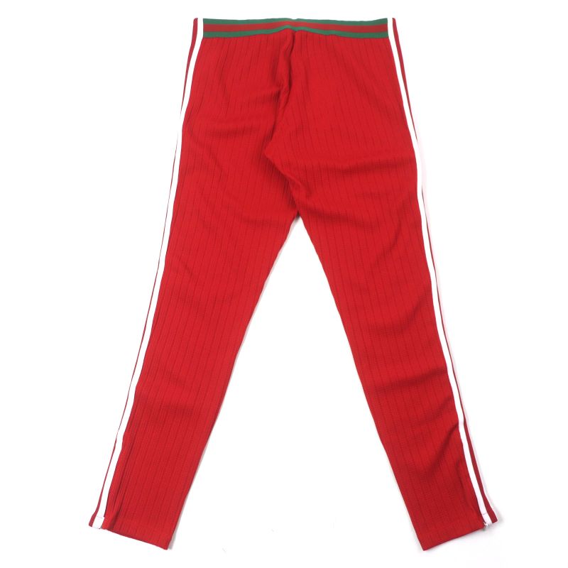 Gucci×adidas Gucci×adidas 700501 Jersey Sweatpants Trefoil Line Logo Embroidery