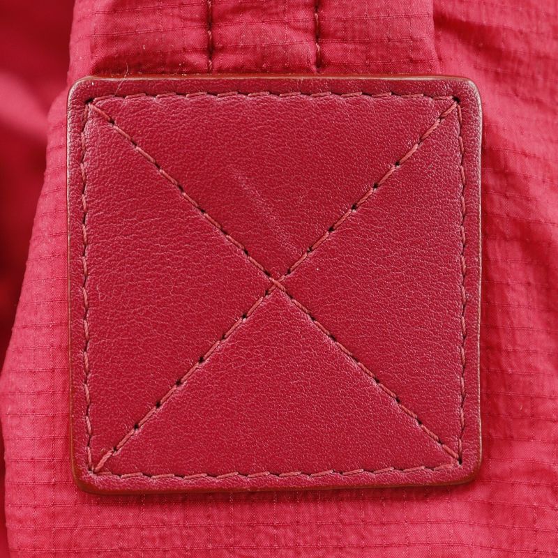 Chanel Coco Mark Matelasse Nylon Red Women's Backpack/daypack