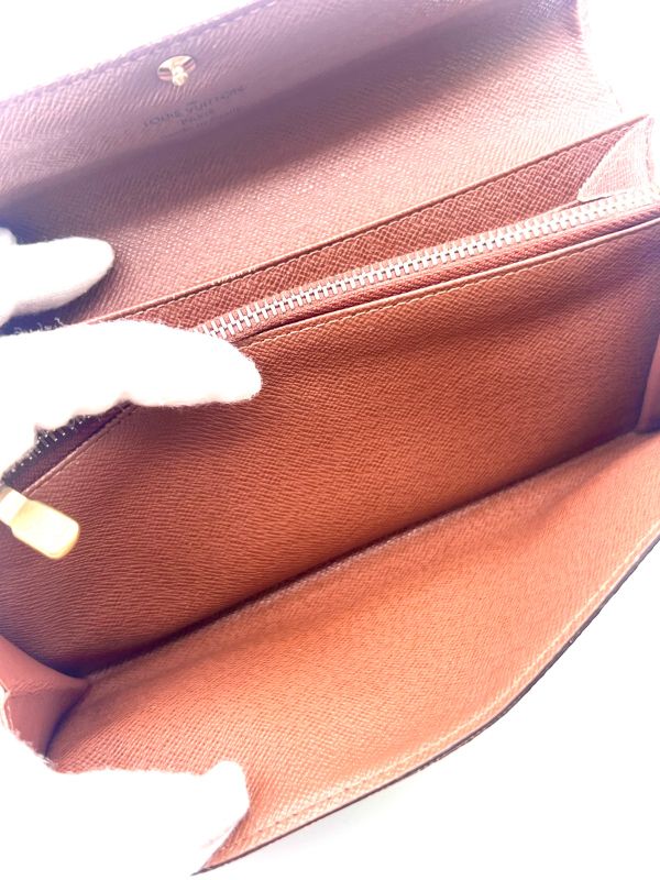 Louis Vuitton Long Wallet Portefeuille Sarah Folded Wallet M61734 05bs233