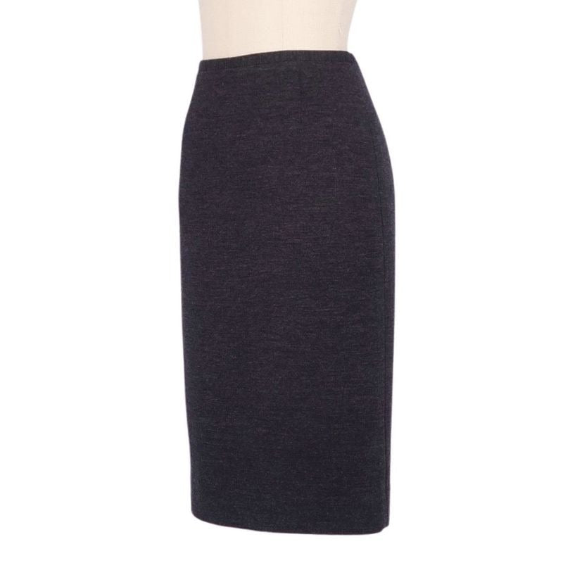 Hermes Gaultier Period Skirt Tight Knee Length Cu — view 5