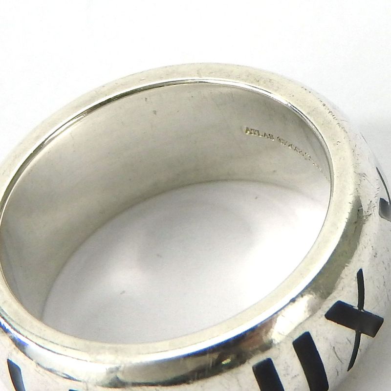 Tiffany & Co Ring ・ring Atlas Silver 925 Approx 10.5g Silver Size Approx 11.5