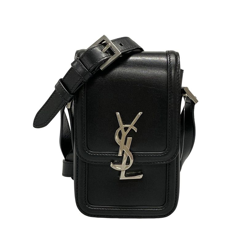 Saint Laurent Paris Shoulder Bag Solferino Mini 753963 Black Mini Bag Leather