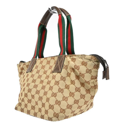 Gucci Handbag GG Sherry Canvas Leather 30ka664