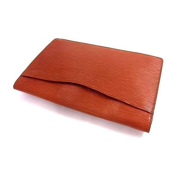 Louis Vuitton Clutch Bag Montaigne 27 Kenya Brown Epi — view 3
